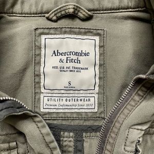 Abercrombie and Fitch khaki jacket. Size small.